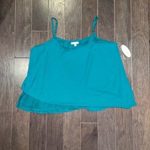 Jcp green tank top size 3x